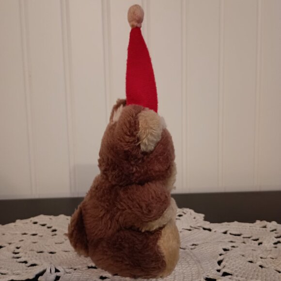 Russ Bear with Santa Hat 4" Vintage - Picture 10 of 10